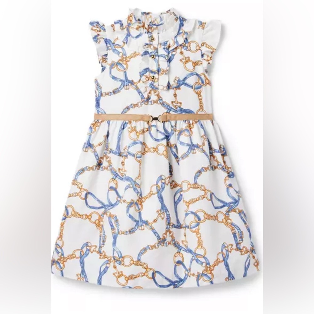 The Unbridled Style Dress, Jet Ivory Bridle Bit